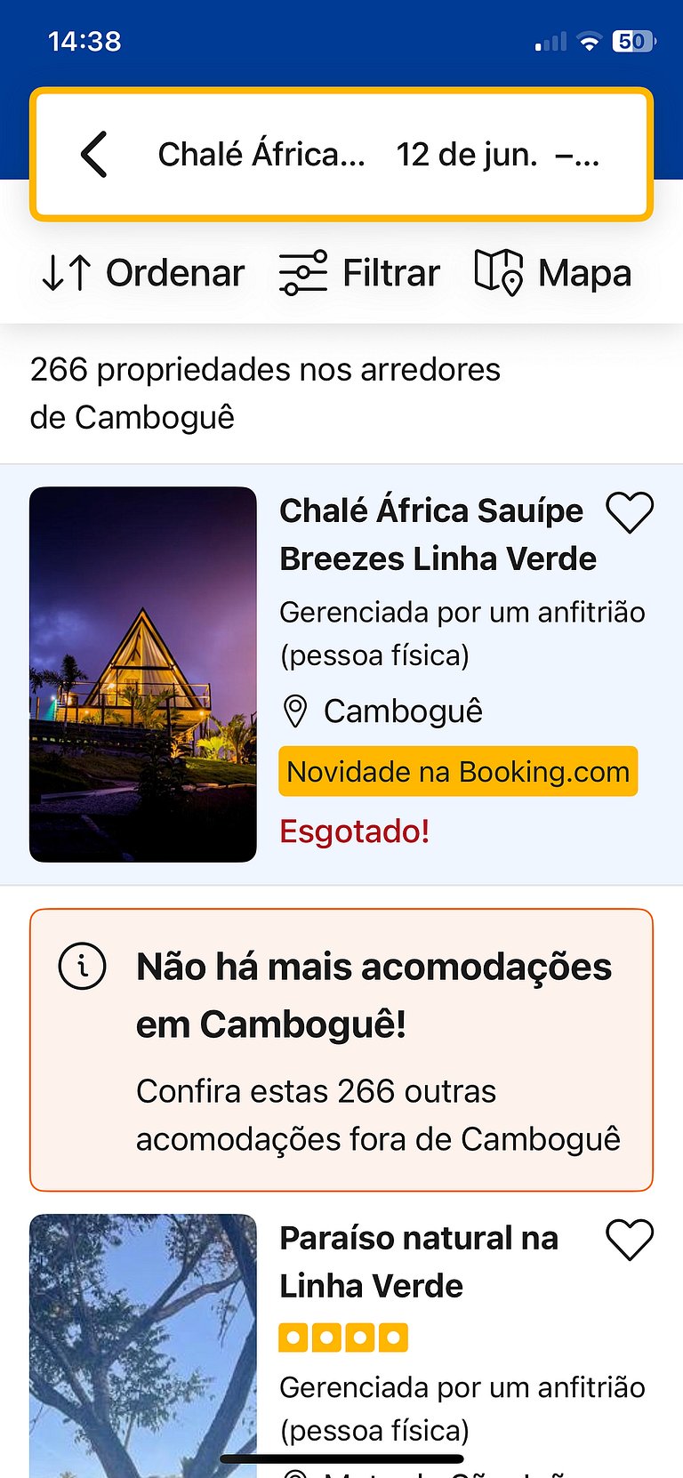 Chalé africa Sauipe Linha Verde bahia